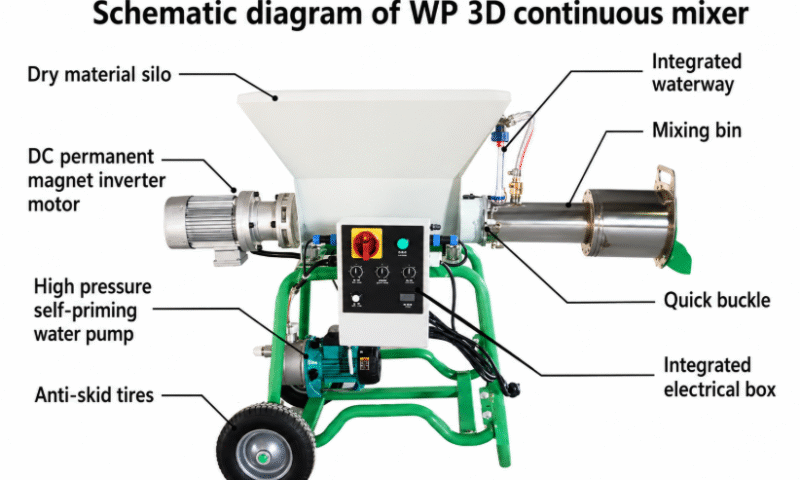 WP 3D Continuous Mixer