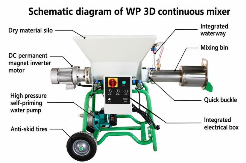 WP 3D Continuous Mixer