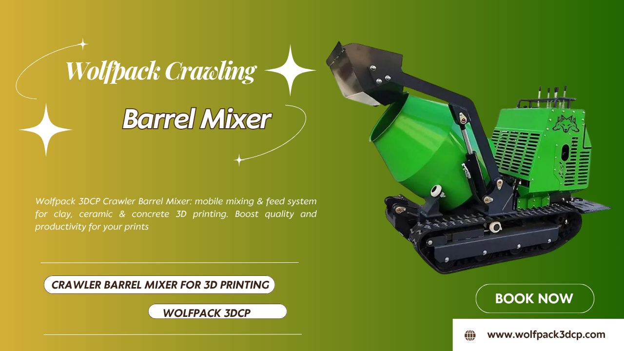 crawling barrel mixer 3D printing
