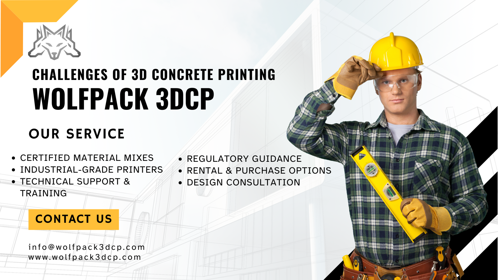 challenges of 3D concrete printing