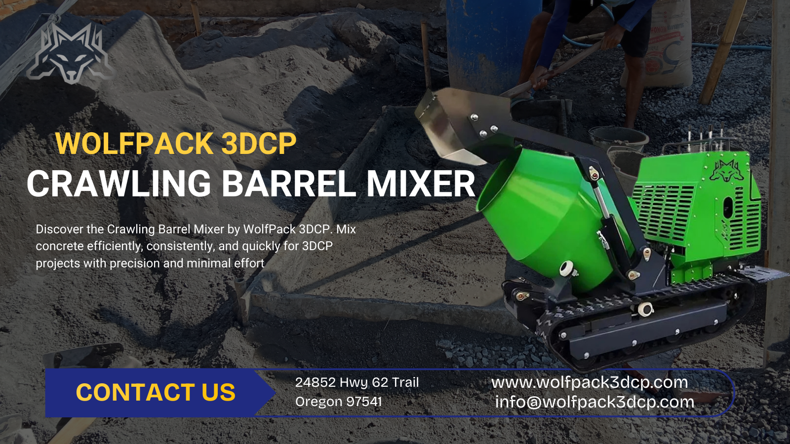 Crawling Barrel Mixer