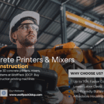 3D concrete printing machine