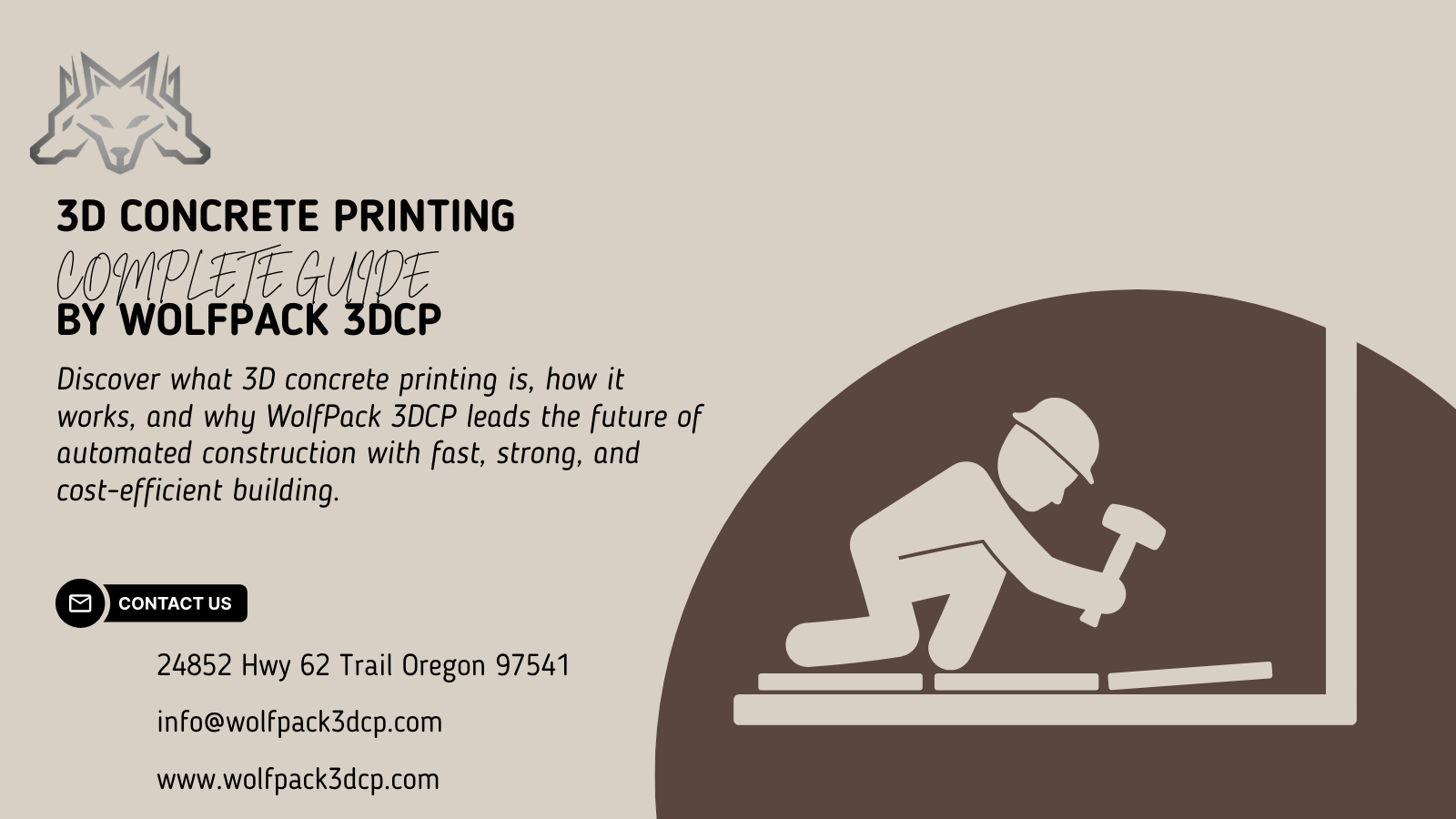 3D concrete printing