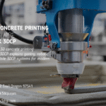 3D concrete printing