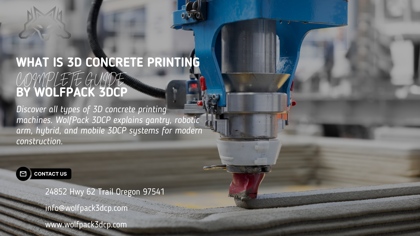 3D concrete printing